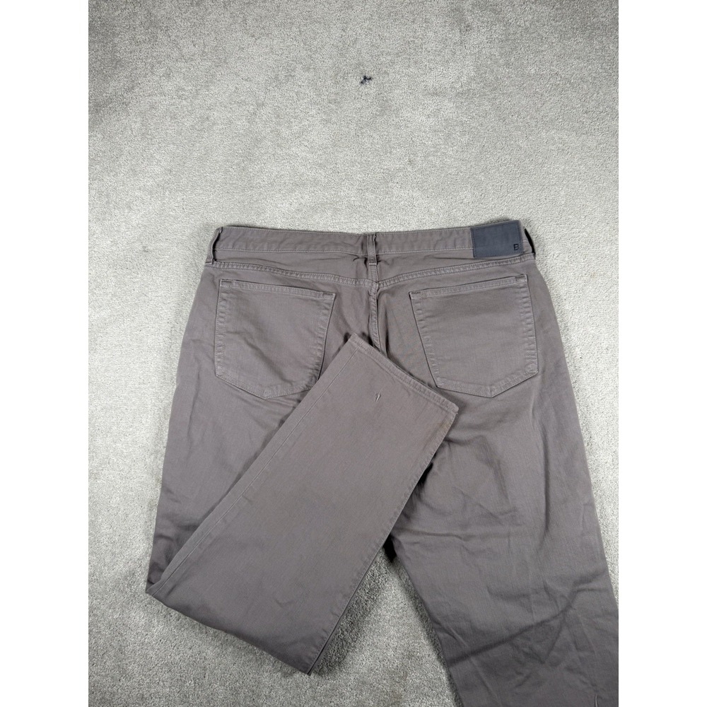 Bonobos Athletic Fit Jeans Mens 38x32 Gray Tapered Stretch Denim Casual Stretch
